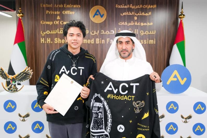 The Royal Office of H.H. Sheikh Ahmed Bin Faisal Al-Qassimi and ACET ($ACT) Drive Blockchain Payment Innovation in UAE’s $3.9 Billion USD Initiative