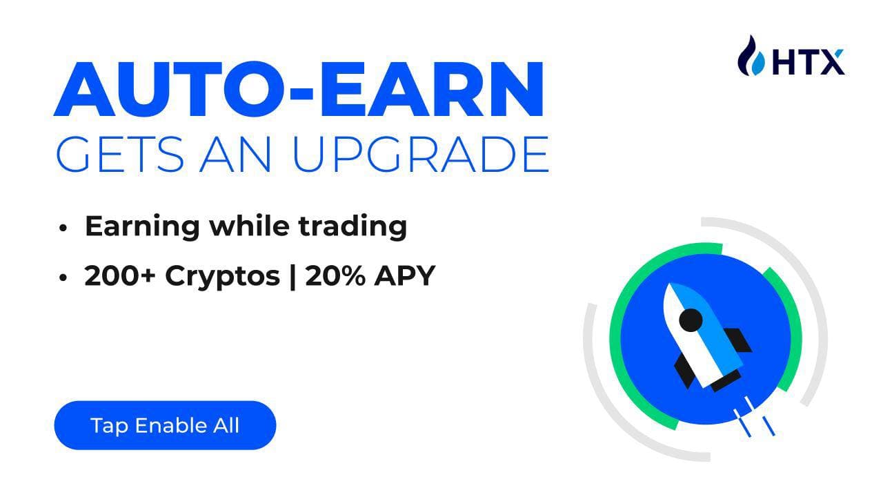 每小时复利：HTX Earn通过200多种产品重新定义加密货币收益效率
