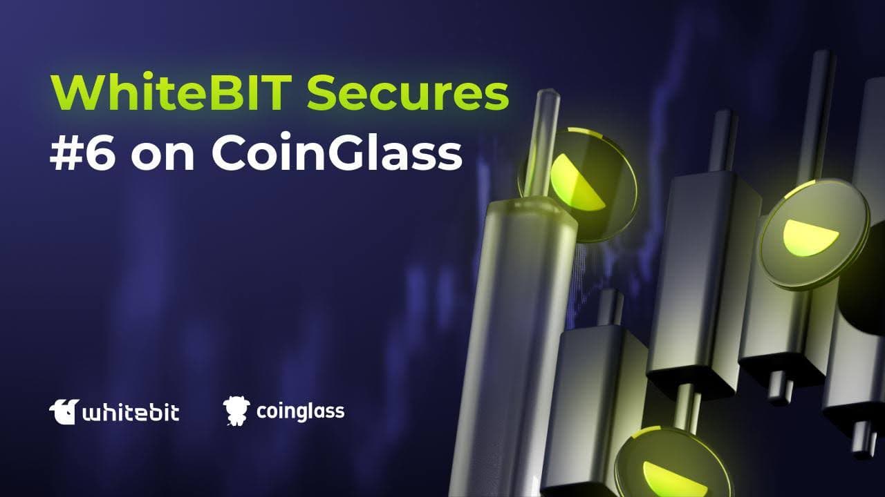 WhiteBIT presenterades på Coinglass som en av de främsta börserna för datatillförlitlighet