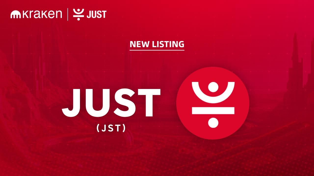 JUST (JST) 在 Kraken 上线，并推出 $90,000 的 Reef Program 空投活动