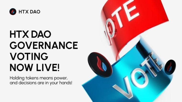 HTX DAO推出基于$HTX持有的投票机制，迎来去中心化治理新时代