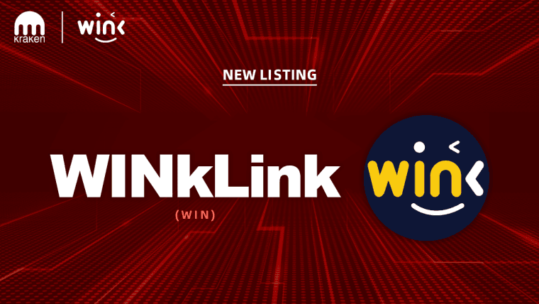 Kraken 上线 WINkLink (WIN)，附带 $90,000 轻礁计划空投