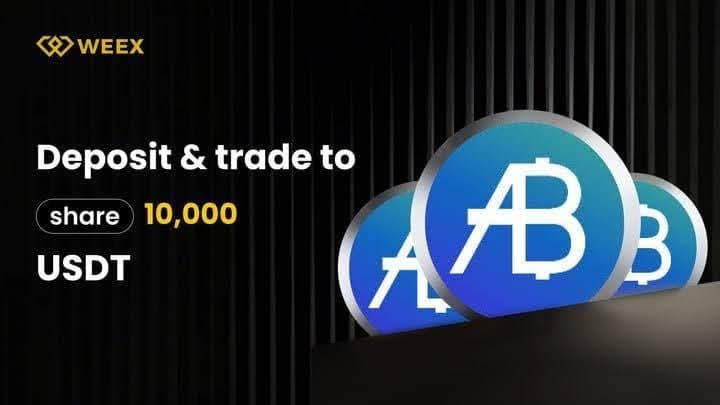 WEEX 在 RWA 和区块链基础设施类别下列出 AB (AB)