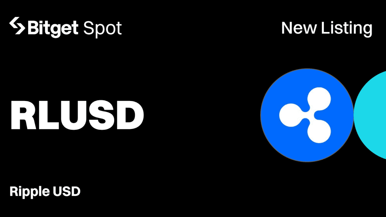 Bitget在现货市场上线Ripple USD (RLUSD)，扩展稳定币产品