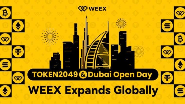 WEEX在TOKEN2049上大放异彩，推出迪拜工作室以加速全球扩张计划