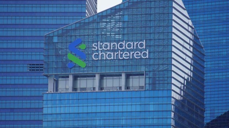 Standard Chartered fornecerá serviços bancários para os clientes institucionais do corretor principal de ativos digitais FalconX.