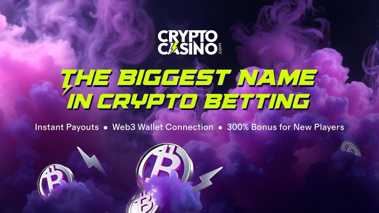 CryptoCasino.com - Sveža nova igralnica za Degene in igralce Web3
