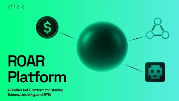 R0AR推出统一的DeFi平台，用于代币、流动性和NFT质押