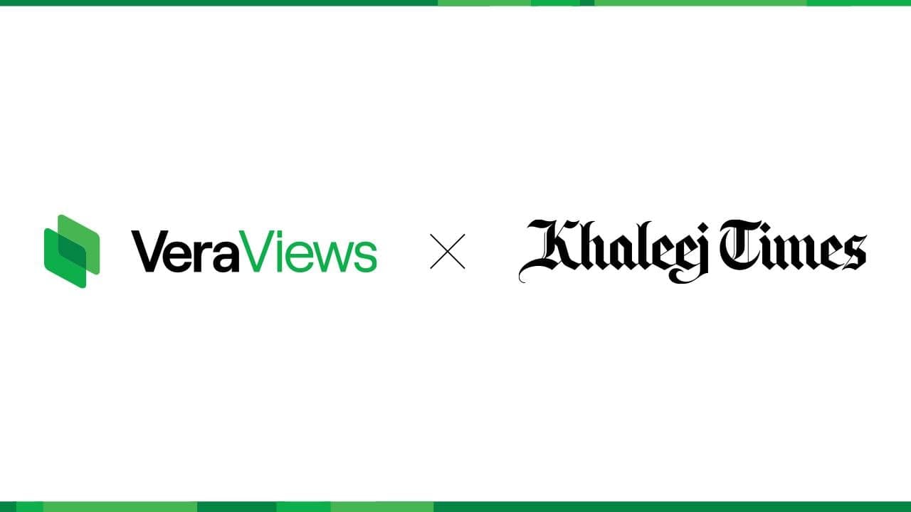 Khaleej Times Přijímá VeraViews