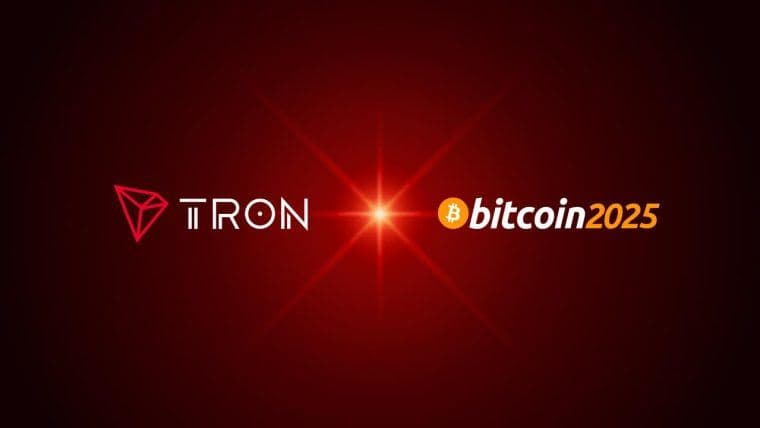 贾斯汀·孙在2025比特币维加斯大会上成为焦点，TRON DAO成为Code + Country的顶级赞助商，并联合主办Kraken的海洋之夜活动。