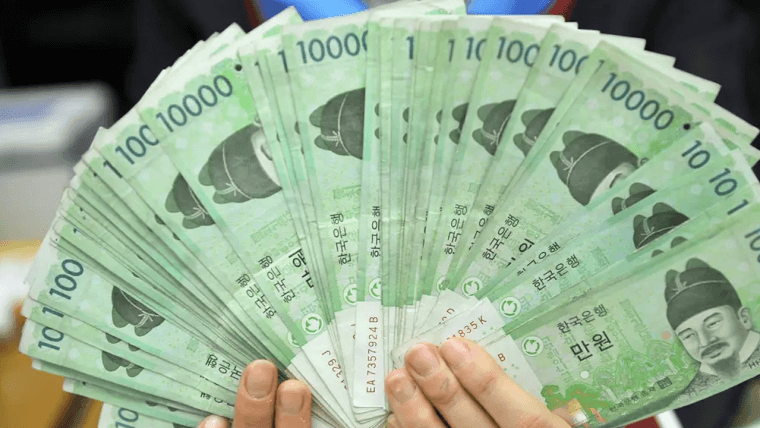 Won koreański szturmuje kryptowaluty w 2025 roku z 663 miliardami dolarów w transakcjach — drugi tylko po dolarze amerykańskim.