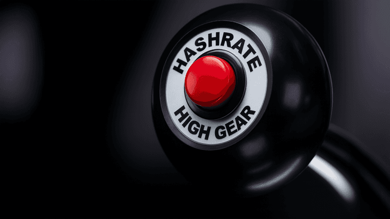 Bitcoins hashhastighet närmar sig rekordnivå medan gruvarbetare närmar sig junis topp