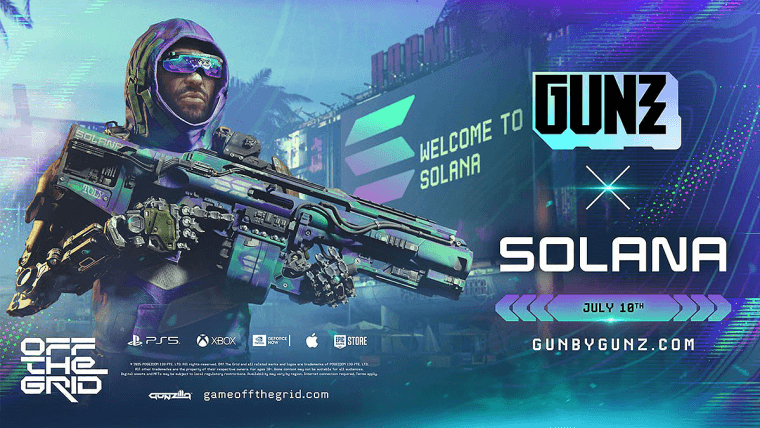 GUNZ 宣布 $GUN 代币扩展至 Solana