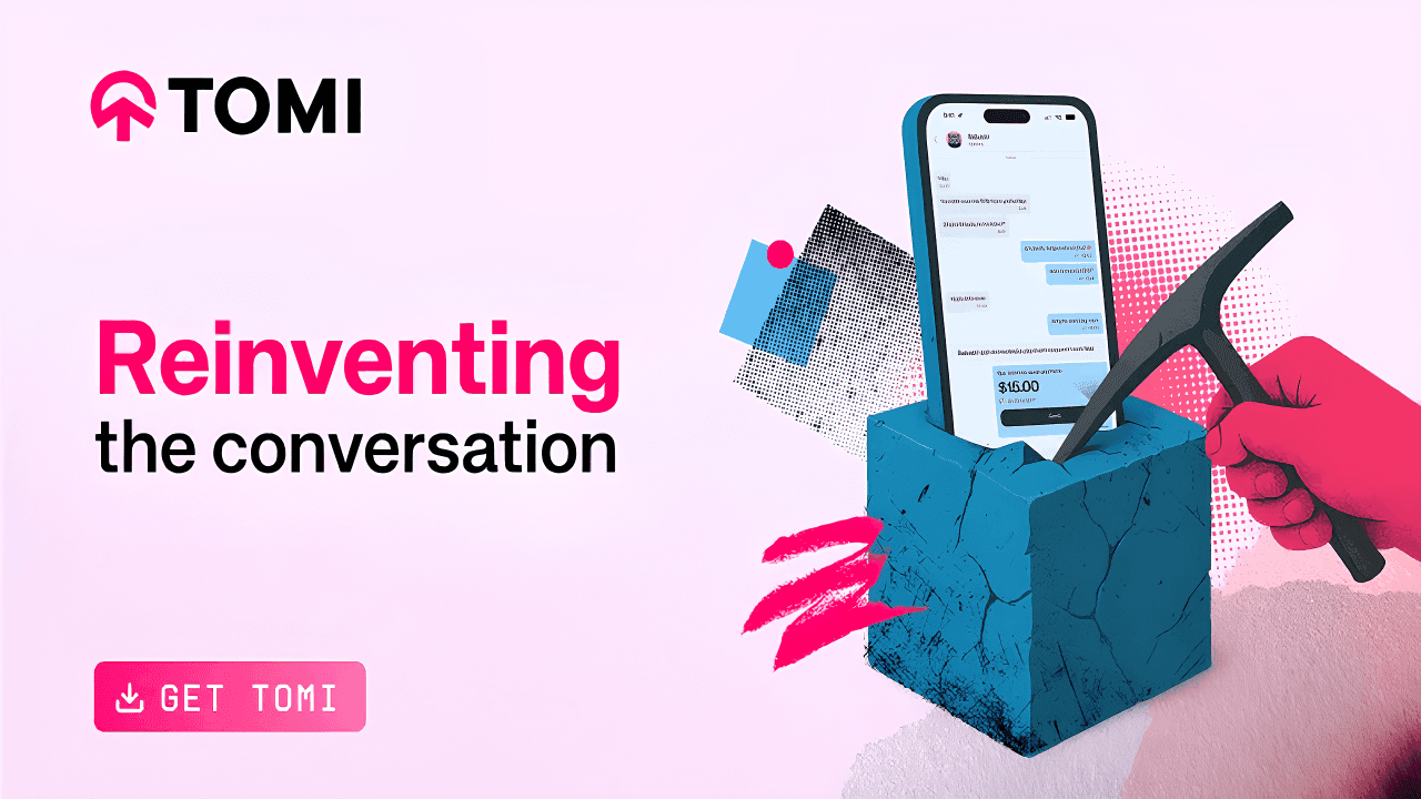 TOMI App Launches the Super App of Web3: Intuitive Crypto-Native Messaging and Built-in Monetization Tools to Simplify Payments