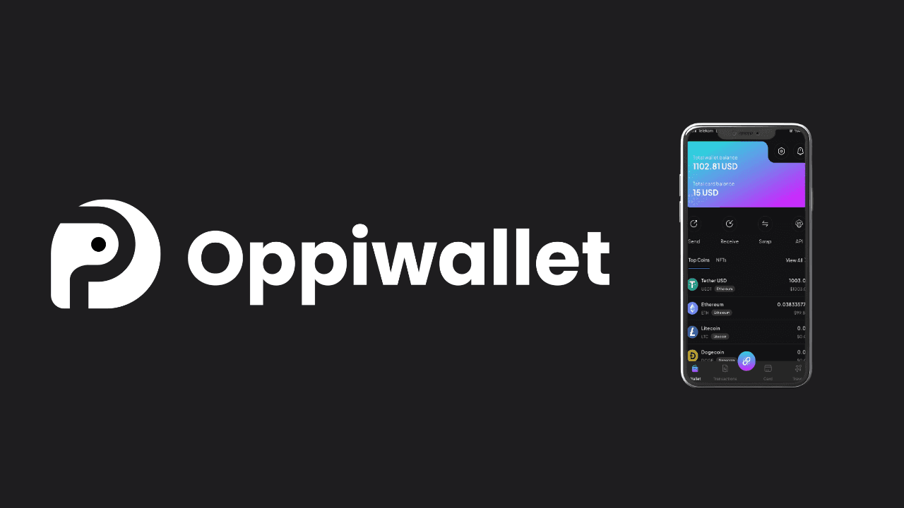 OppiWallets dual kortsystem forenkler kryptoforbrug overalt