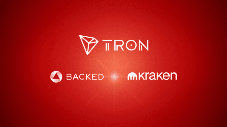 Kraken和Backed宣布与TRON DAO战略合作以扩大对代币化股票的访问权限