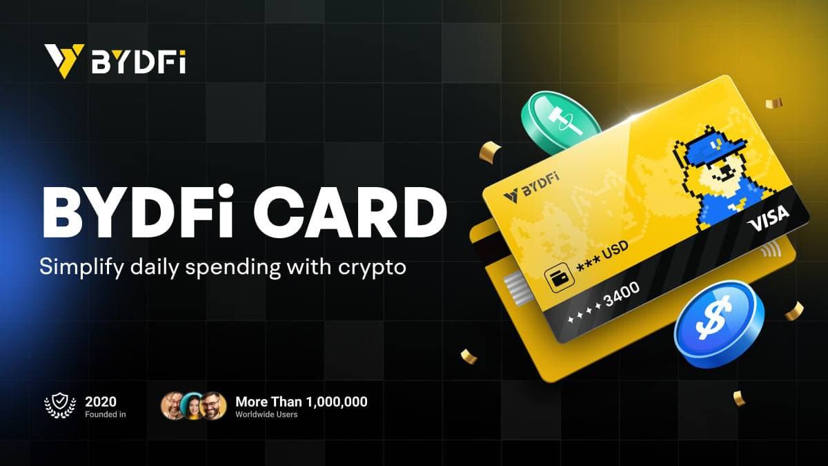 BYDFi Card Lanciata Ufficialmente: Una Card per Collegare Senza Soluzione di Continuità gli Asset Web3 e la Spesa nel Mondo Reale