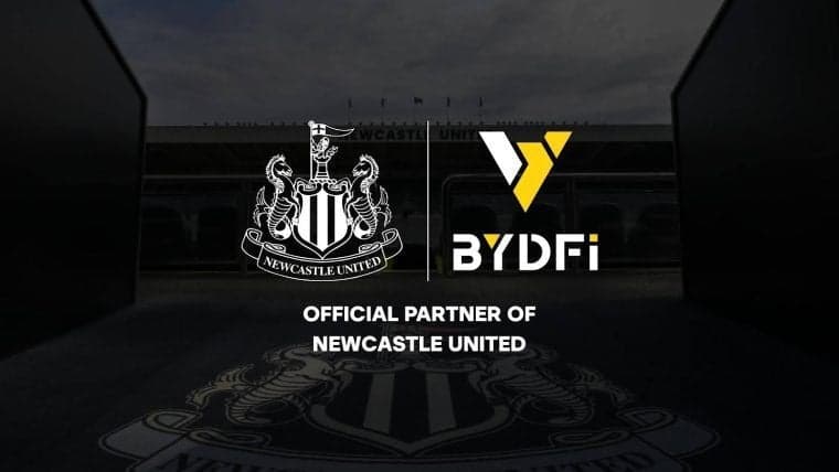 Newcastle United kondigt meerjarige samenwerking aan met BYDFi