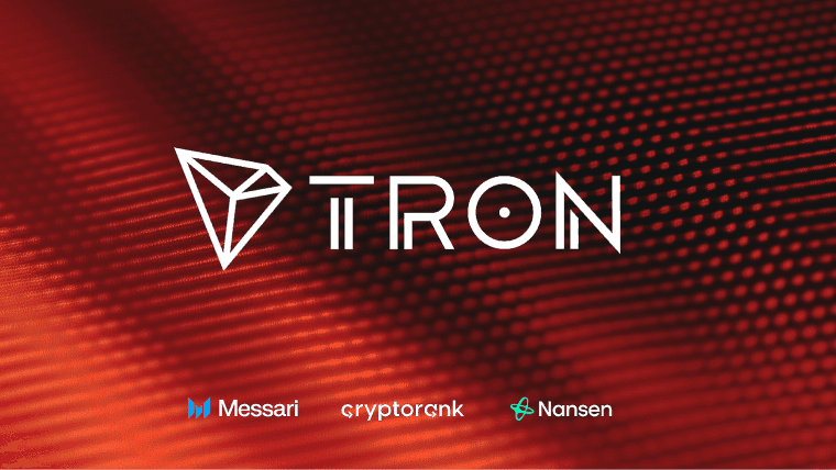 TRON 被 CryptoRank、Messari 和 Nansen 认可：2025 年上半年实现 9.16 亿美元收入和 810 亿美元 USDT 供应量