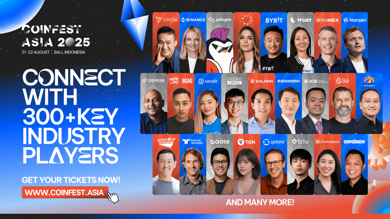 Coinfest Asia 2025 Unveils Crypto’s Biggest Names and Builds a Web3 Experience Like No Other