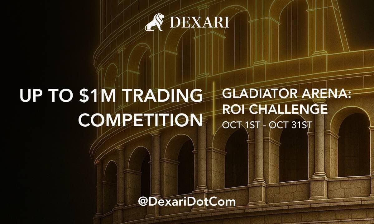 Dexari发布100万美元现金奖励交易竞赛