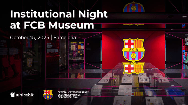 WhiteBIT to Host Exclusive “Institutional Night” at FC Barcelona Museum