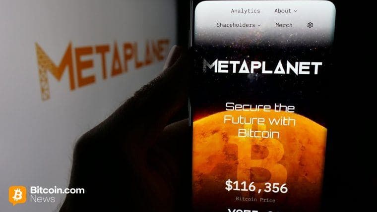 Metaplanet kauft 5,419 Bitcoin, Bestände erreichen 25,555 BTC
