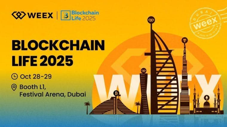 WEEX Powers Blockchain Life 2025 in Dubai: Strengthening Ties With Local Community as Most KOL Friendly Exchange