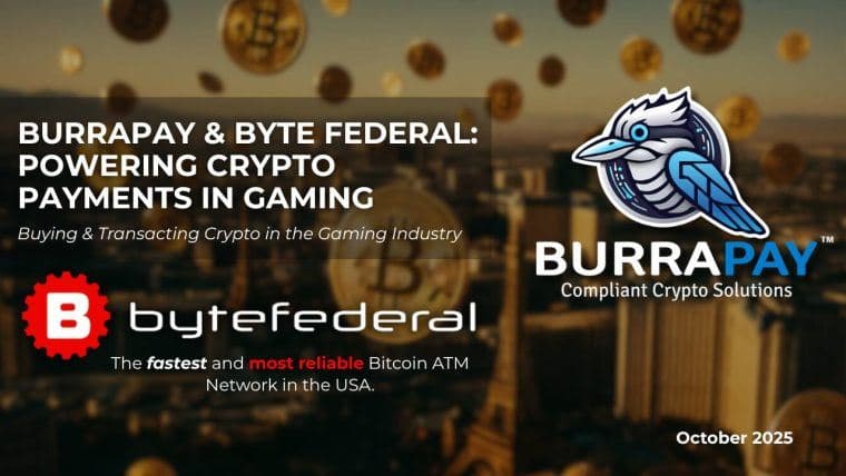 BurraPay Enters Into Agreement With Byte Federal for Crypto Exchange Services