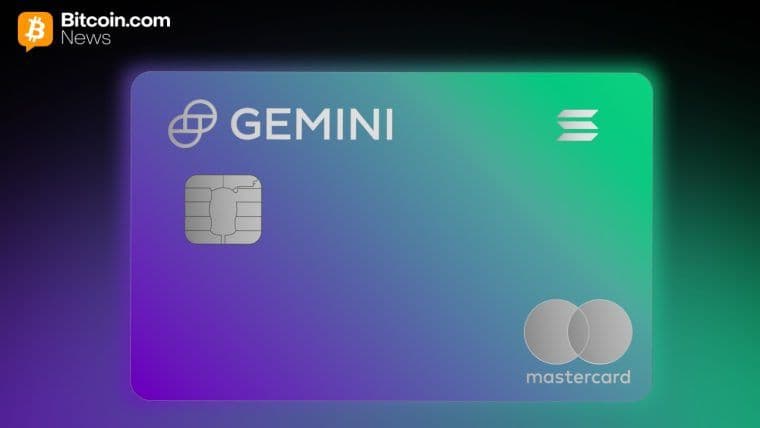 Gemini Gana Impulso Tras el Éxito de XRP con la Nueva Tarjeta de Crédito Solana
