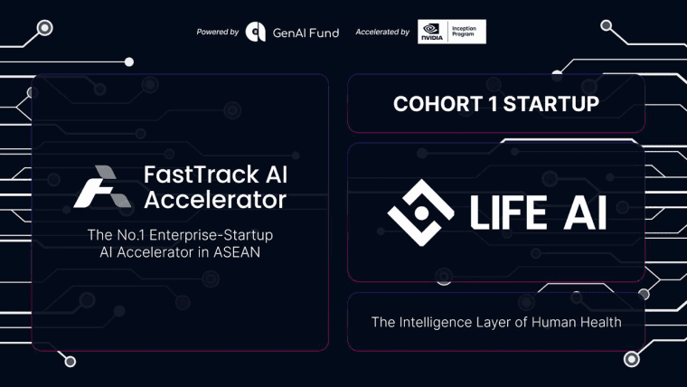 LIFE AI Joins First Ever FastTrack AI Accelerator Powered By GenAI Fund and NVIDIA Inception Program