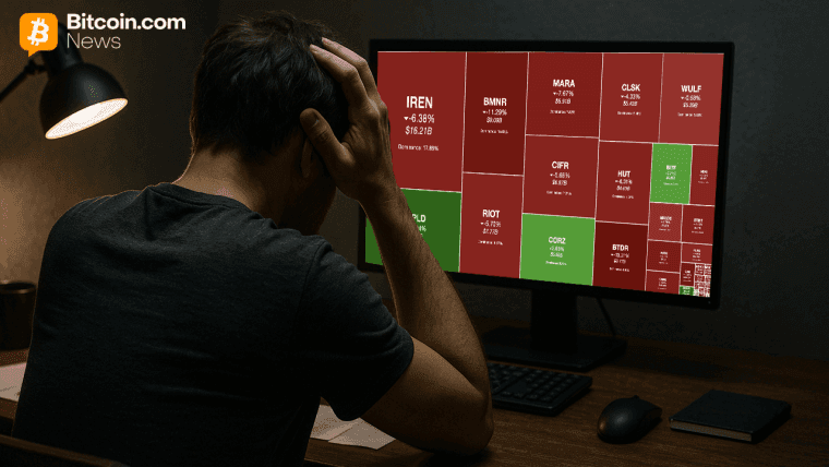 Saham Perlombongan Bitcoin Menjunam apabila $1.65 Trilion Dipadamkan Dari Ekuiti AS