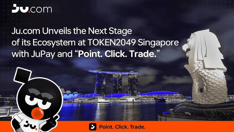 Ju.com Unveils the Next Stage of its Ecosystem at TOKEN2049 Singapore With JuPay and Point. Click. Trade.