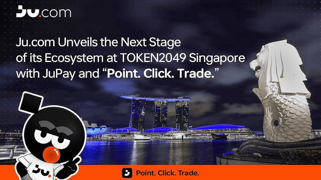Ju.com Unveils the Next Stage of its Ecosystem at TOKEN2049 Singapore With JuPay and Point. Click. Trade.
