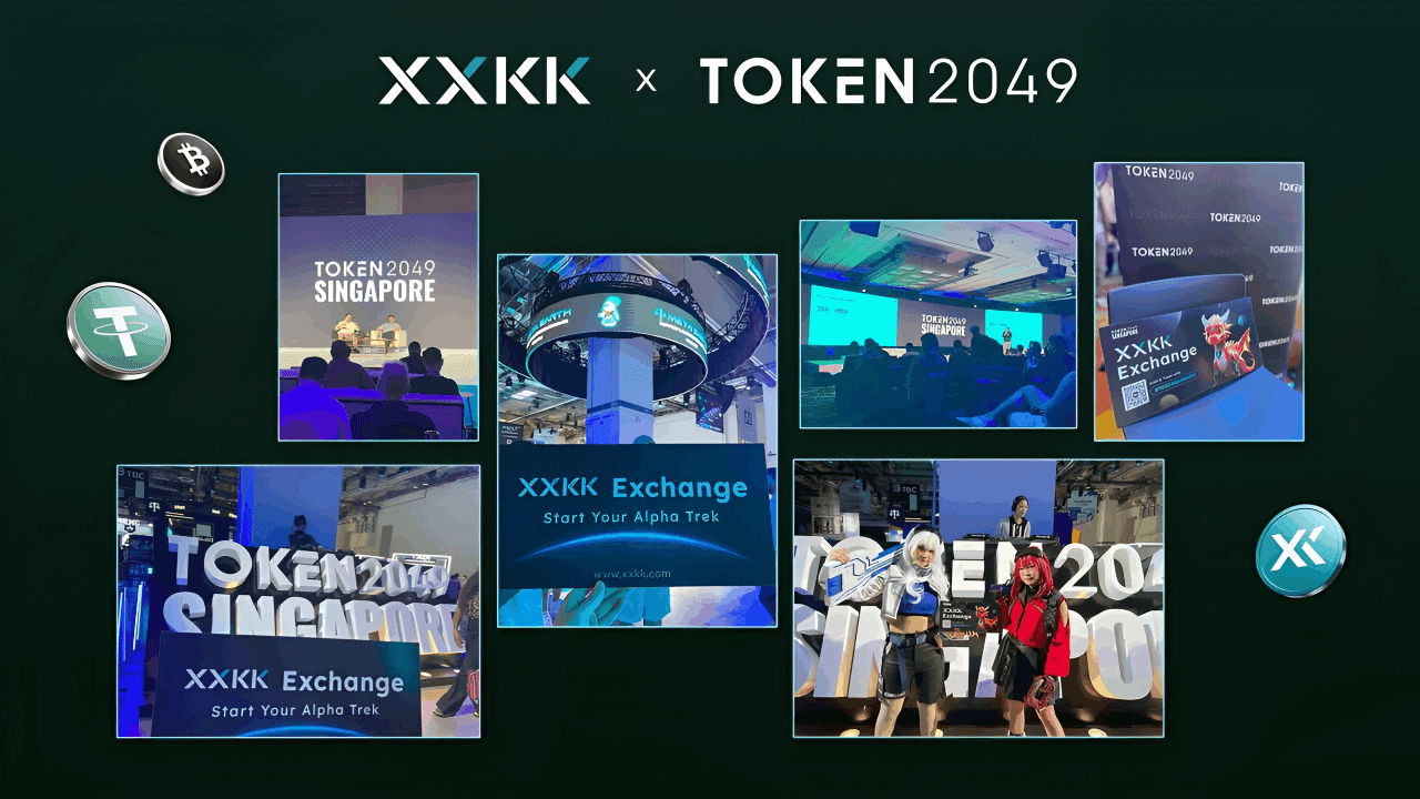XXKK Exchange Fremviser Global Vision ved TOKEN2049 Singapore 2025