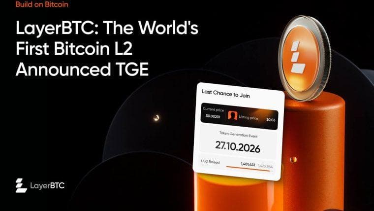 LayerBTC Hit $1.4M and Announced Listing Date for 27th October: How Layer 2 Can Help Bitcoin to Hit New ATH