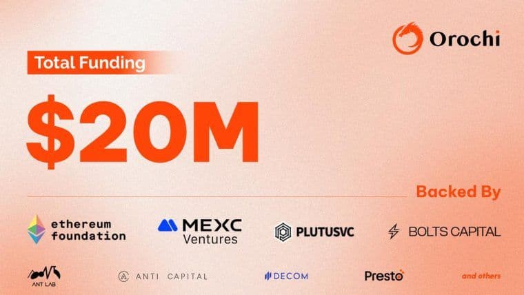 Orochi Network Secures Additional $8M, Bringing Total Funding to $20M to Power Verifiable Data Infrastructure for RWA