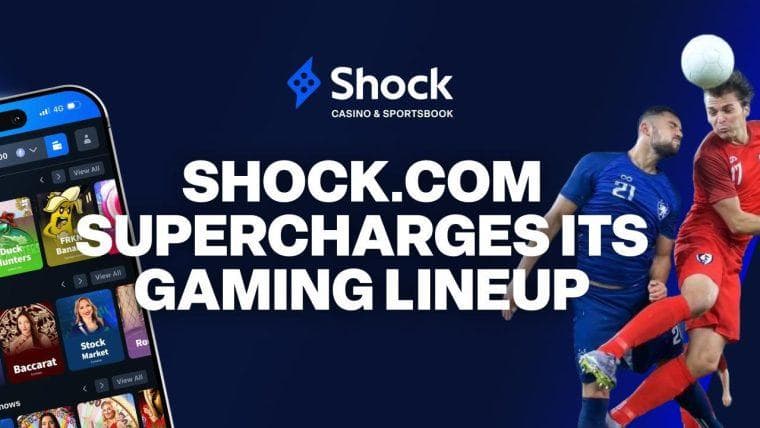 Shock.com espande il Casino e il Sportsbook per offrire intrattenimento senza sosta