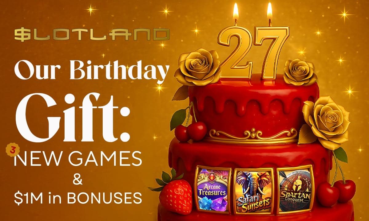 Slotland Celebrates 27 Years of iGaming Innovation With New Games and Birthday Promotions