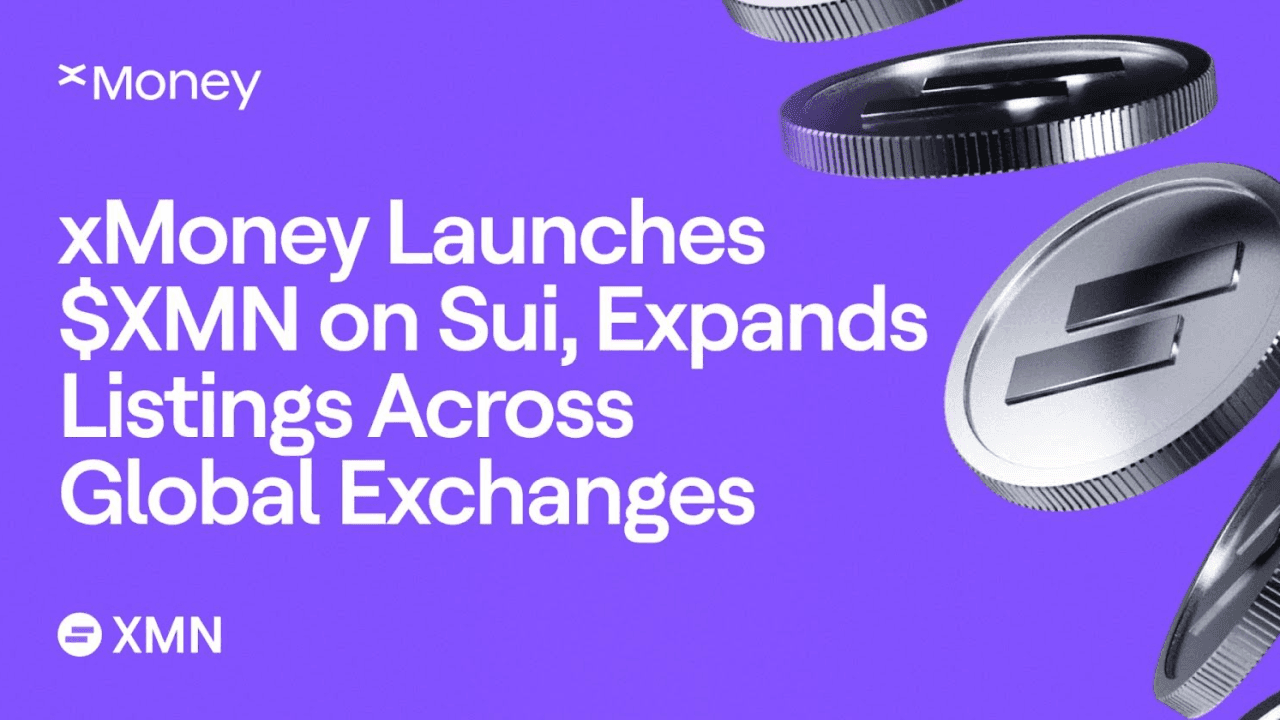 xMoney Lanza $XMN en Sui, Expande Listados en Intercambios Globales