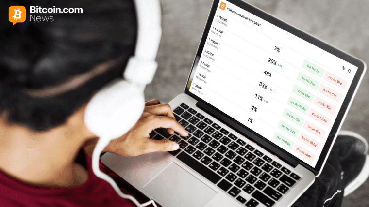 予測市場PolymarketとKalshiは、2025年にビットコインが$100Kを超える道筋に対して混合オッズを与える