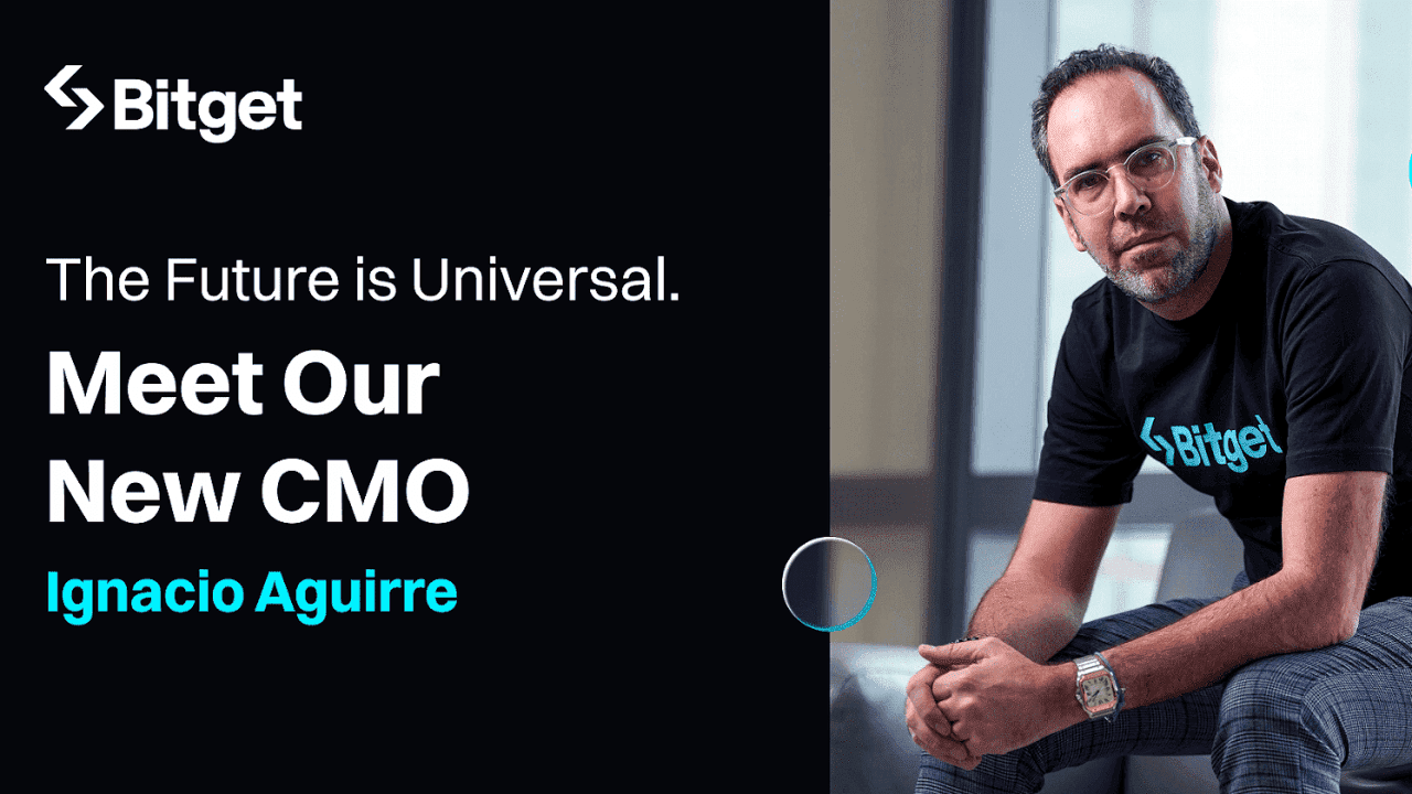 Bitget Appoints Ignacio Aguirre Franco as Chief Marketing Officer to Drive Global Growth and UEX Evolution