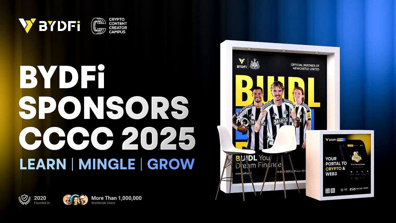BYDFi เข้าร่วม CCCC Lisbon 2025 ในฐานะผู้สนับสนุน, เสริมสร้างศักยภาพให้กับผู้สร้างและการศึกษา Web3