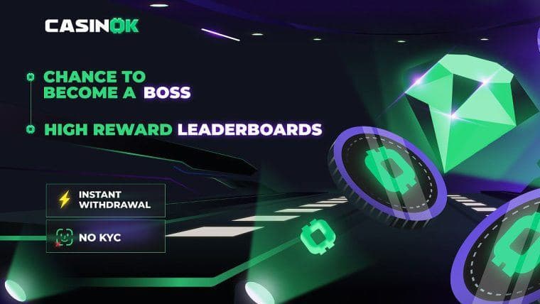 CasinOK Unveils Lightning Fast Crypto Withdrawals