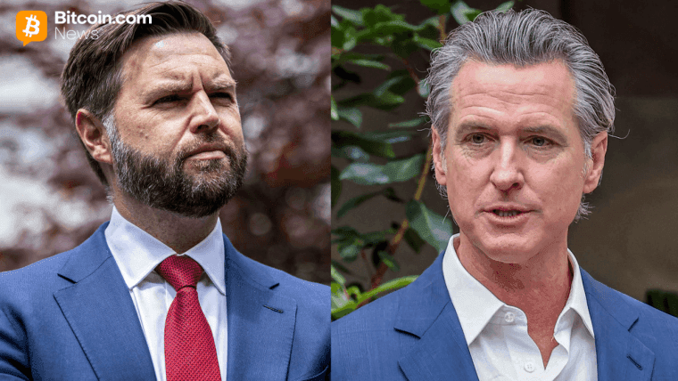 Vance vs. Newsom: Sázky na Polymarketu ukazují na střet v amerických volbách 2028