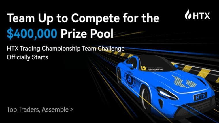HTX Trading Championship Team Challenge Officially Starts, Team Up to Compete for the $400,000 Prize Pool