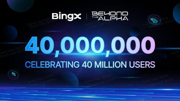 BingX célèbre avoir atteint 40 millions d'utilisateurs en 2025 avec la campagne Beyond the Alpha