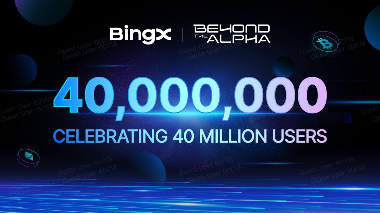 BingX slavi dostizanje 40 milijuna korisnika u 2025. s kampanjom Beyond the Alpha