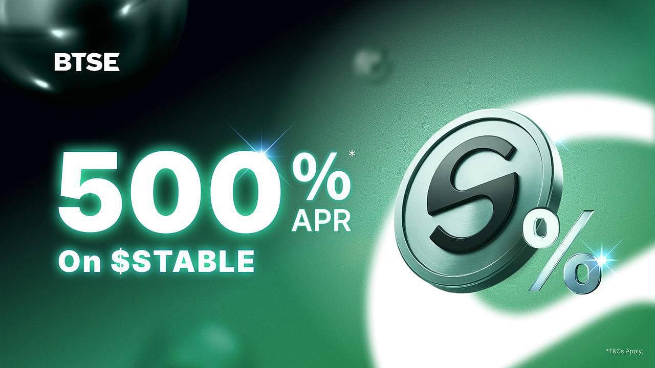BTSE Unveils Stable Staking: A Major Initiative Offering Up to 500% APR