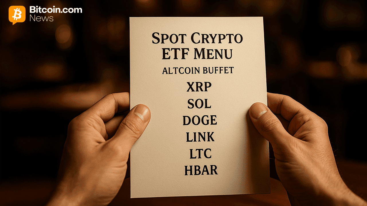 ETF ফ্লাডগেটস খুলেছে: XRP, SOL, LTC, HBAR, DOGE, এবং LINK বিনিয়োগকারীদেরকে অল্টকয়েন উন্মাদনার মেনু প্রদান করছে।